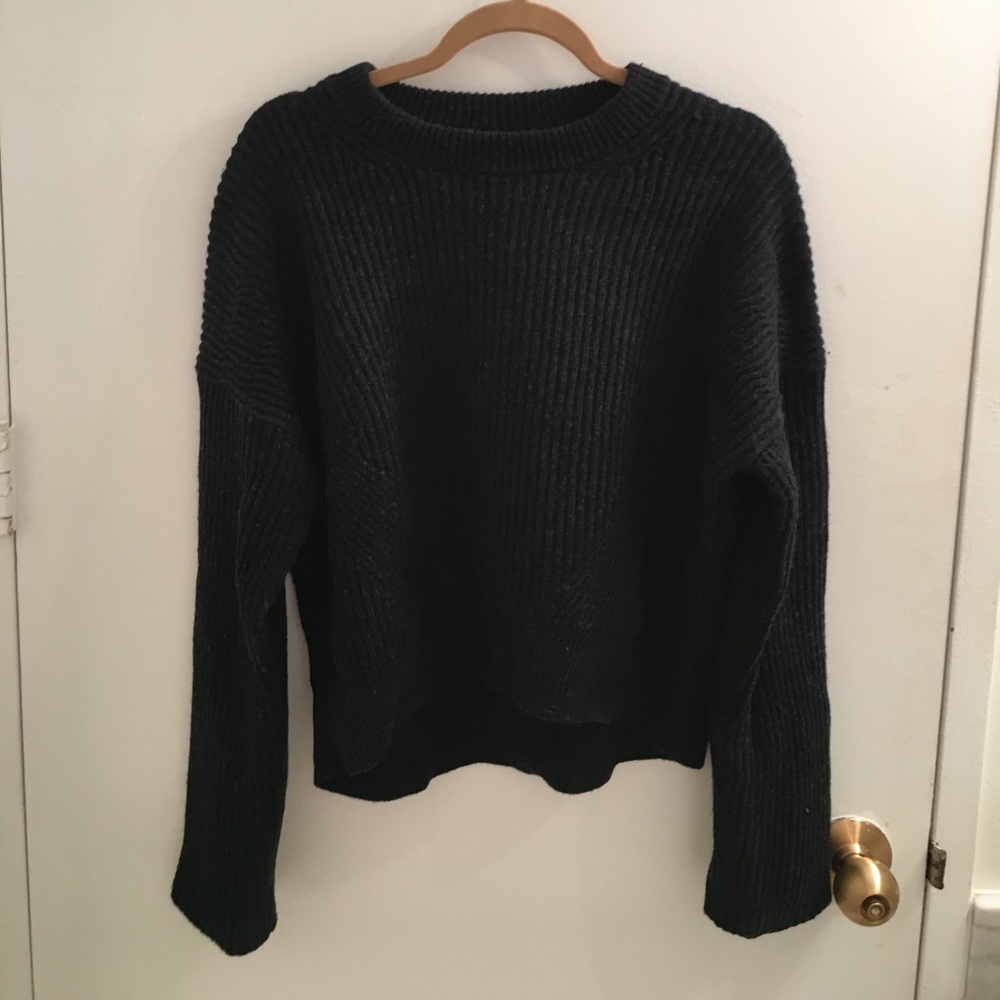 Charcoal Textured All Saints Sweater